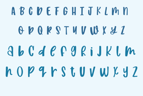 Christmas Snow Font - Preview 1