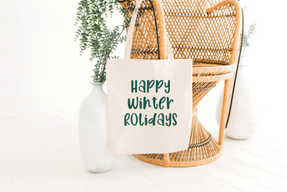 Christmas Snow Font - Preview 5