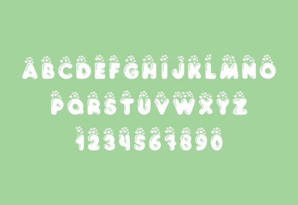 Heart Bubble Font - Preview 3