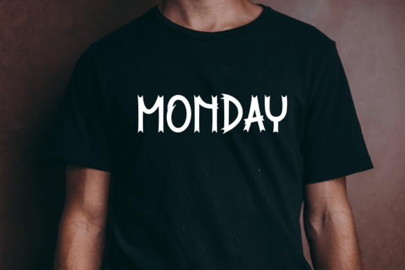 House Scary Font - Preview 1