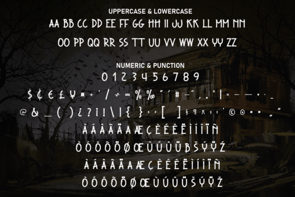 House Scary Font - Preview 6