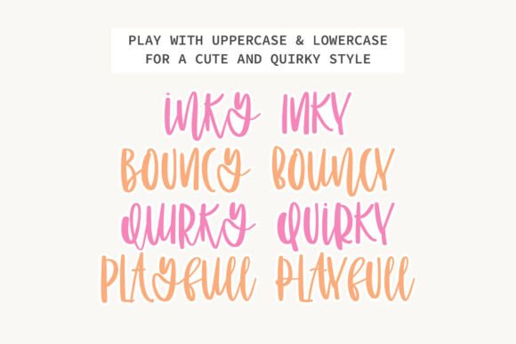 Inkystem Font PNG with transparent background - Preview 2