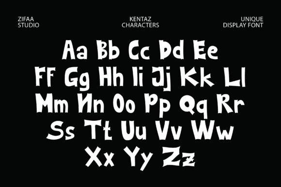 Kentaz Font PNG with transparent background - Preview 5