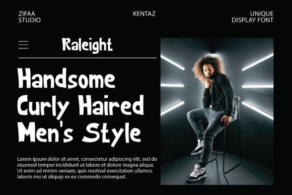 Kentaz Font PNG with transparent background - Preview 1