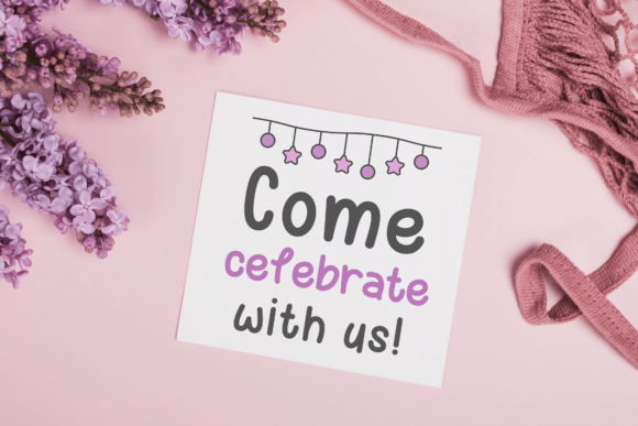 Lively Sprouts Font PNG with transparent background - Preview 2