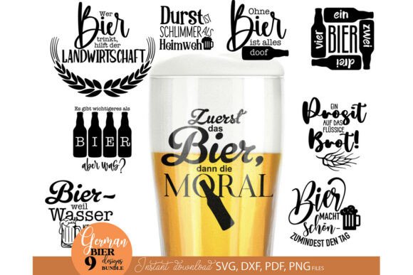 Lustige Bier Sprüche SVG Bundle
