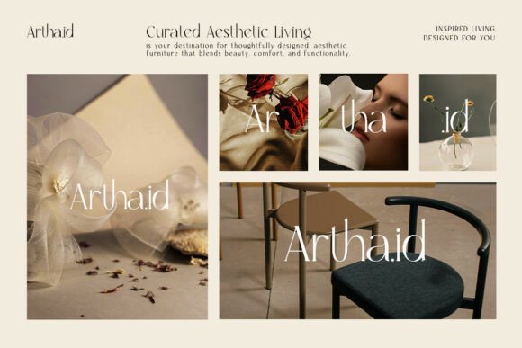 Marquis - Elegant Modern Serif Font PNG with transparent background - Preview 3