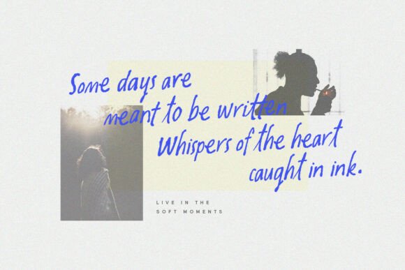 Oliver Whisper Font PNG with transparent background - Preview 1