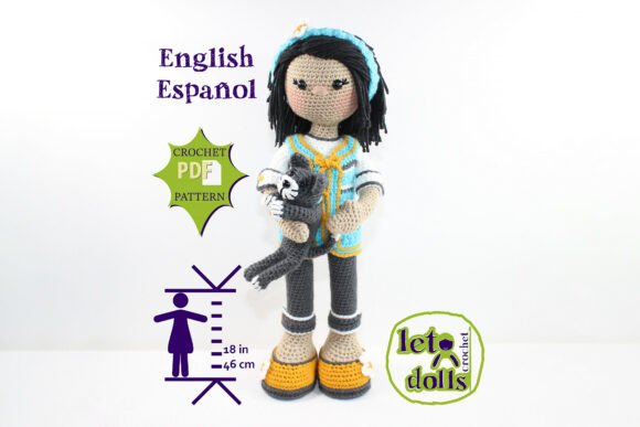 Wendy Medium Crochet Doll Pattern