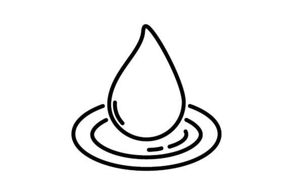 Hydrate Skin Icon Vector Line Style