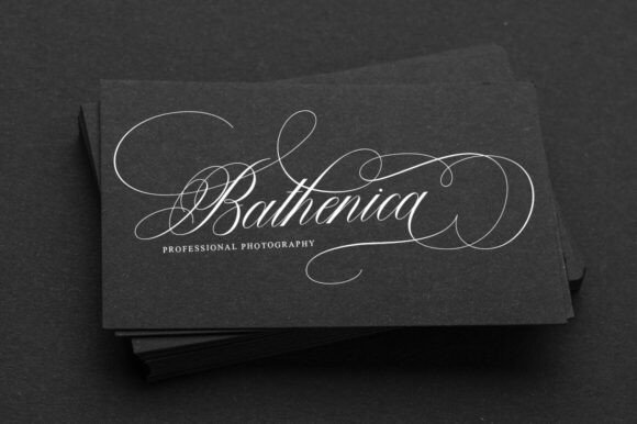 Bathenica Font - Preview 3