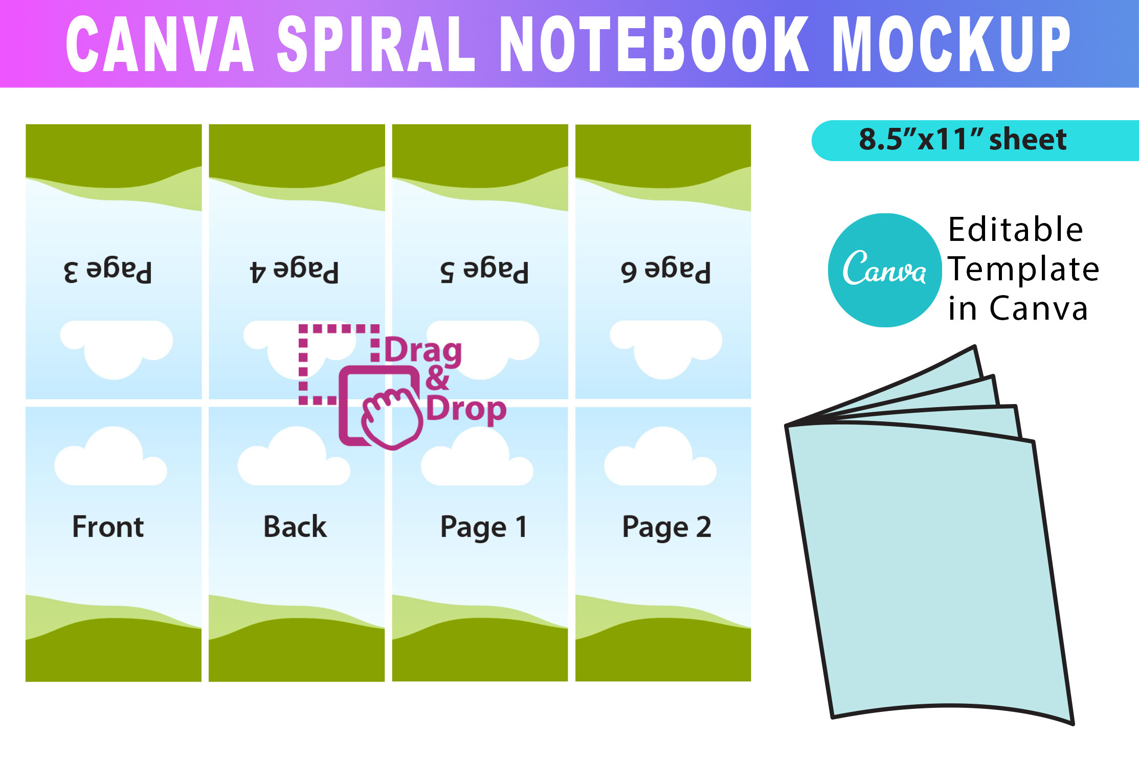 Booklet Canva Editable Template