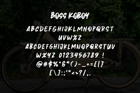 Boss Koboy Font - Preview 1