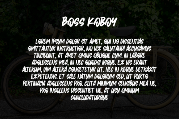 Boss Koboy Font - Preview 2