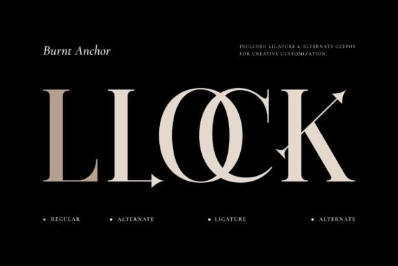 Burnt Anchor Font - Preview 2