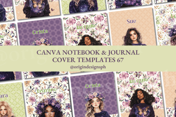 Canva Template Notebook Journal Cover