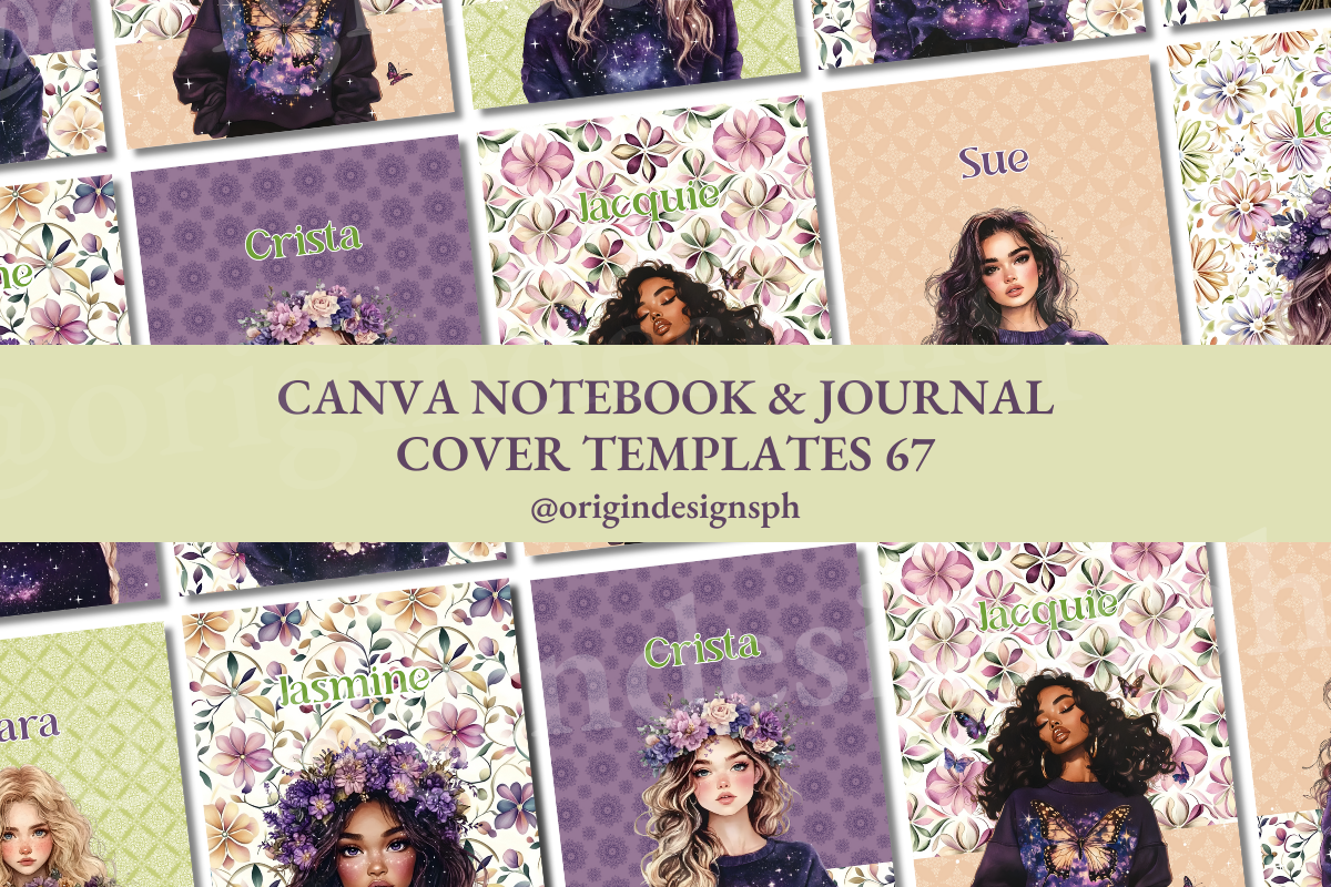 Canva Template Notebook Journal Cover