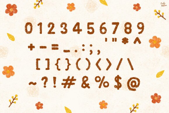 Fluff Autumn Font - Preview 2
