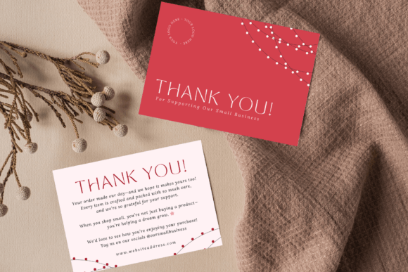 Free Simple Thank You Card Template Graphics