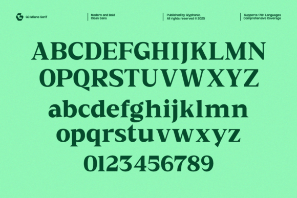 Gc Milano Font - Preview 1