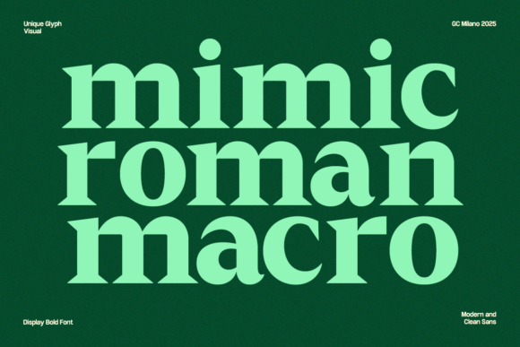 Gc Milano Font - Preview 6
