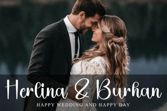 Geovany Wedding Font - Preview 1