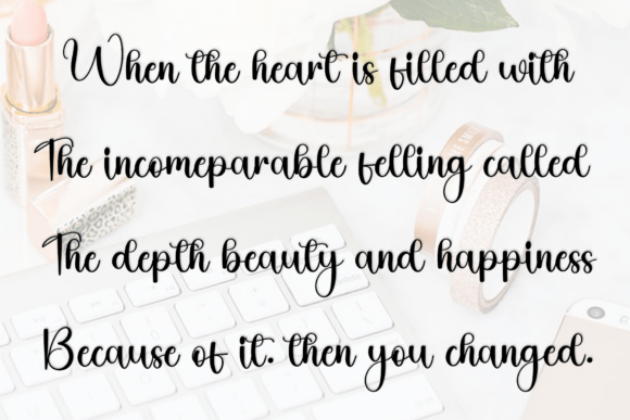 Geovany Wedding Font - Preview 6