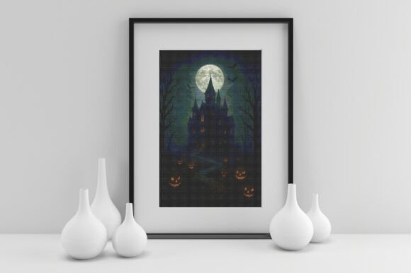 Halloween Moonlit Haunted Manor