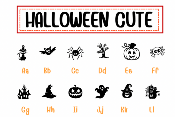 Halloween Cute Font - Preview 1