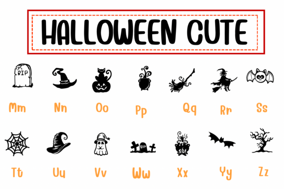 Halloween Cute Font - Preview 2
