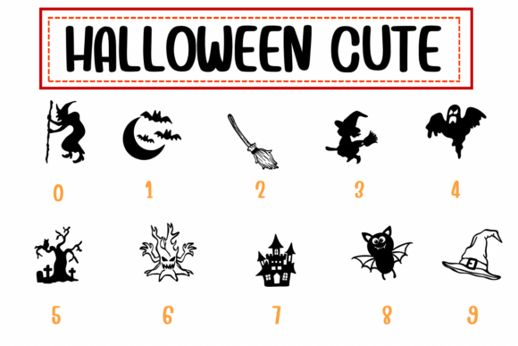 Halloween Cute Font - Preview 3