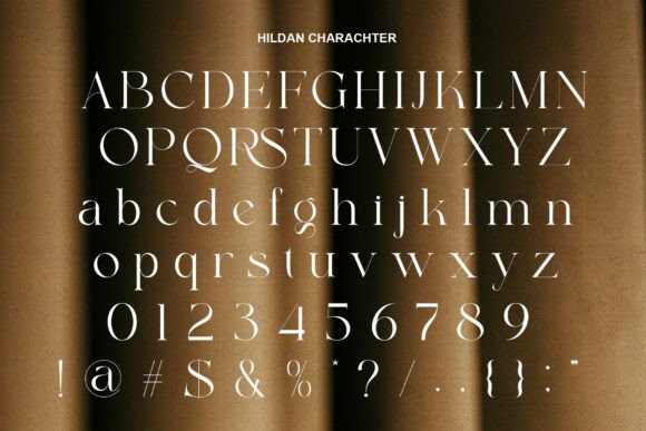Hildan Font PNG with transparent background - Preview 5