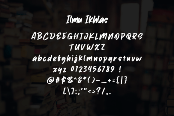 Ilmu Ikhlas Font - Preview 1