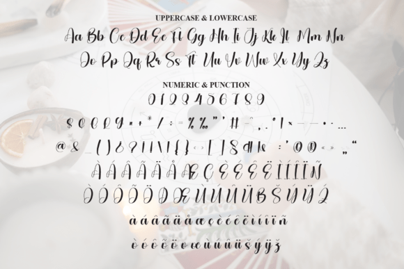 Magic Designer Font PNG with transparent background - Preview 6
