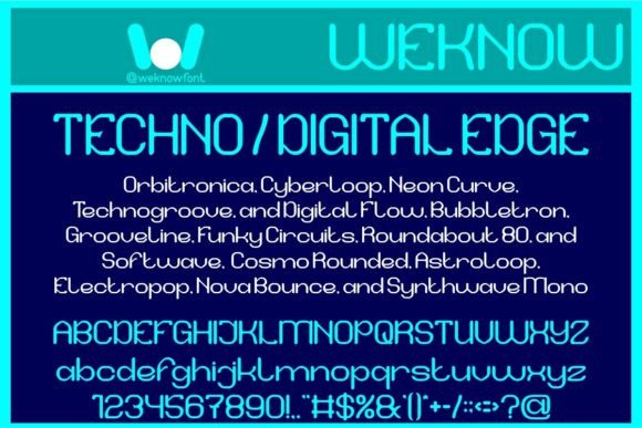 Neo Logic Font PNG with transparent background - Preview 1
