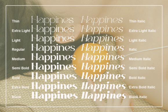 Quited Happines Font PNG with transparent background - Preview 4