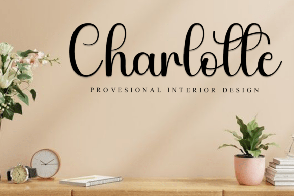 Rustic Decoration Font PNG with transparent background - Preview 3