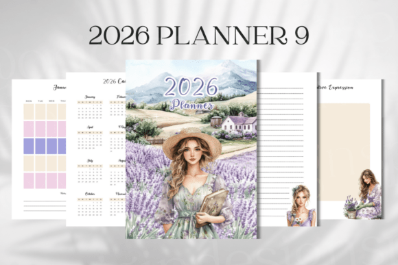 2026 Planner Design 2 digital planner cover