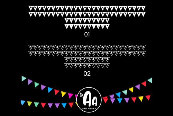 Abcd Ref Triangle Banner1 Font - Preview 1