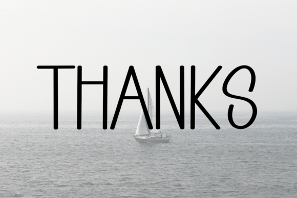 Beach Minimalist Font - Preview 4