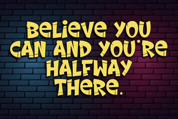 Brick Comic Font - Preview 2