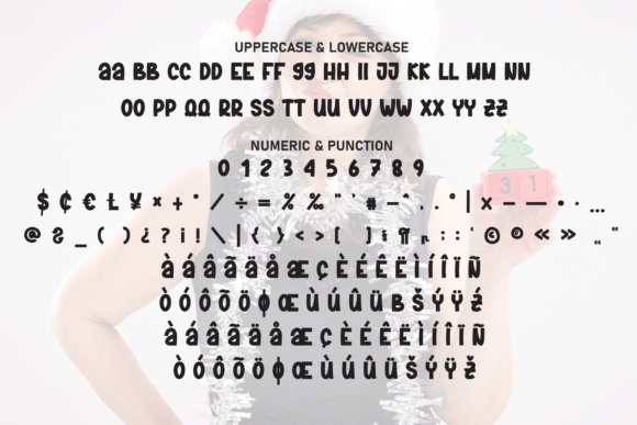 Chubby Christmas Font - Preview 6