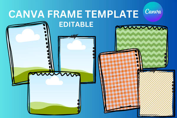 Doodle Border Canva Frames