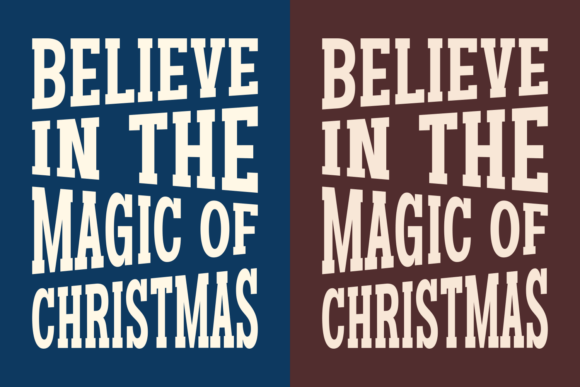 Famous Christmas Font - Preview 1