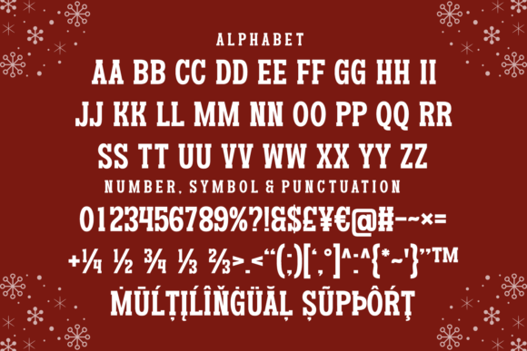 Famous Christmas Font - Preview 4