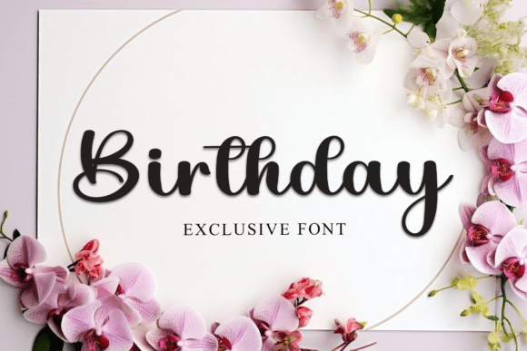 Flower Tropical Font - Preview 2