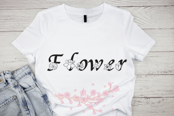 Flower Winter Font - Preview 3