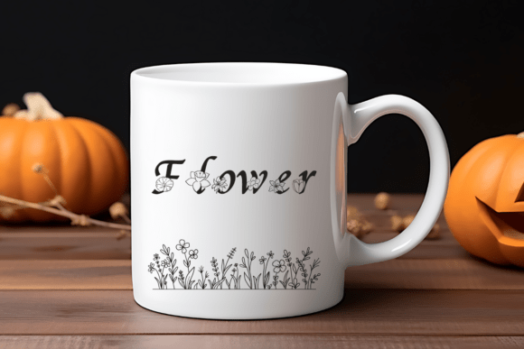 Flower Winter Font - Preview 5