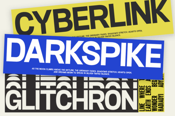 Gcmox Extrabold Font - Preview 4