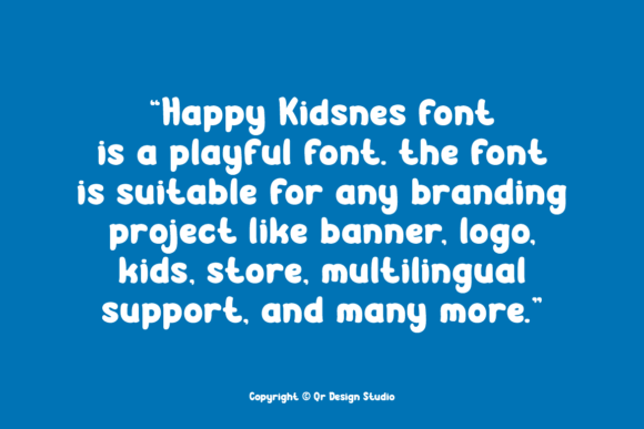 Happy Kidsnes Font PNG with transparent background - Preview 4